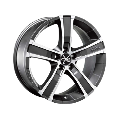 Купить Oz WHS104872 Sahara 5 17/8 ET45 Matt graphite diamond cut